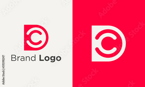 DC brand logo. A large white "C" beautifully sits inside the center of the D. This logo can be used for any purpose such as business cards, website, blog, etc.