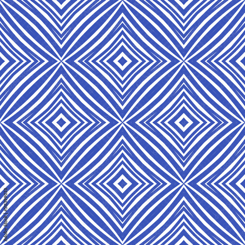 Chevron stripes design. Indigo symmetrical Chevron stripes design. Indigo symmetrical