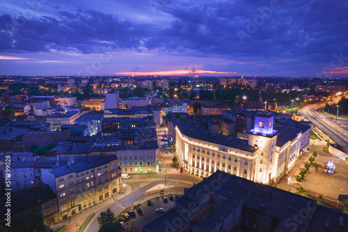 Obraz na płótnie Chorzów w salonie