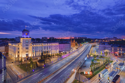 Obraz na płótnie Chorzów w salonie