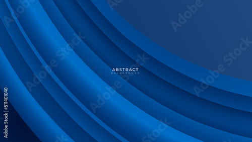 Dark blue geometric shapes abstract background geometry shine and layer element vector for presentation design. Suit for business, corporate, institution, party, festive, seminar, and talks.