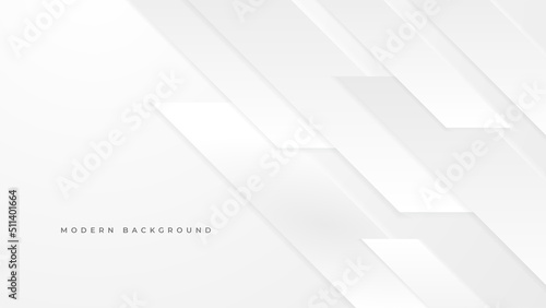 Gray line with white architecture futuristic background minimal concept vector illustration subtle design.