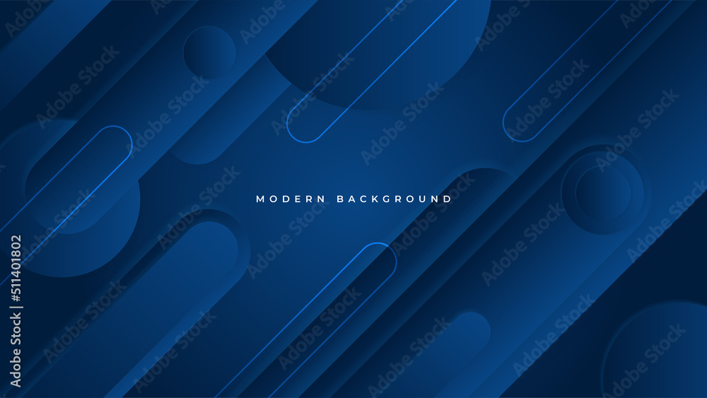 Abstract blue background. Modern simple blue abstract background presentation design for corporate business and institution.