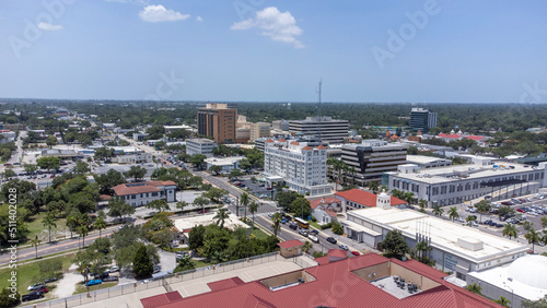 Aerial Shot of Bradenton Florida Downtown Area photo