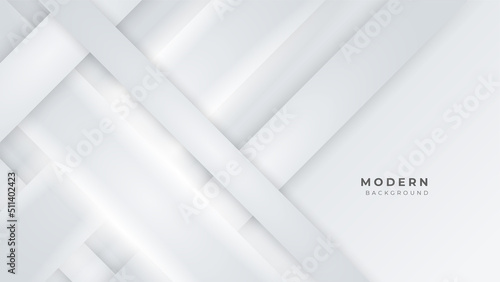 Abstract grey hi-tech polygonal corporate background. Vector stripes minimal light design