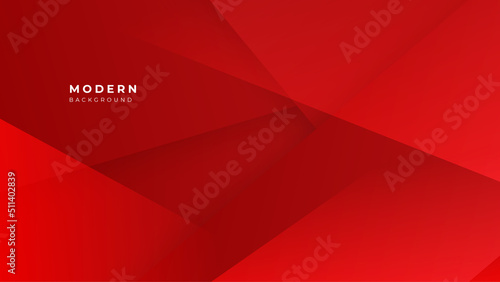 Minimal red geometric shapes abstract modern background design. Design for poster, template on web, backdrop, banner, brochure, website, flyer, landing page, presentation, certificate, and webinar