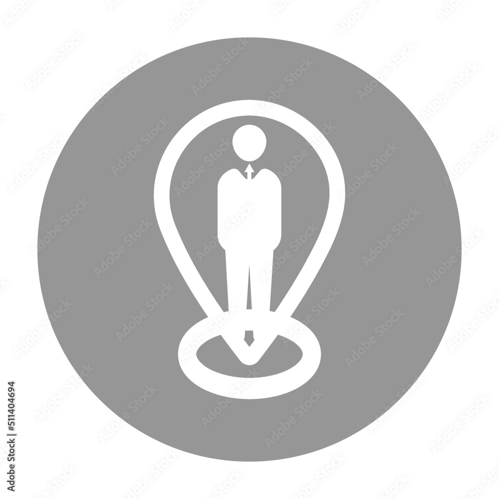 Location, position, user icon Location, position, user icon