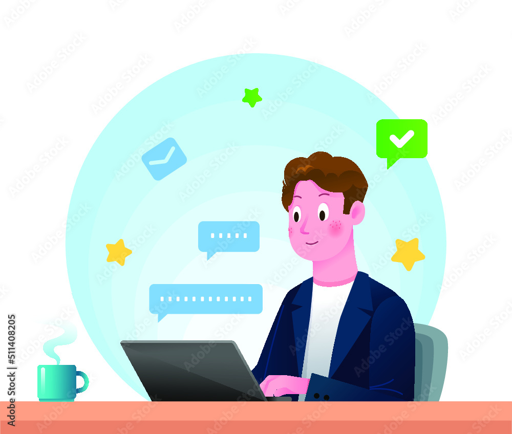 working in front of computer working in front of computer