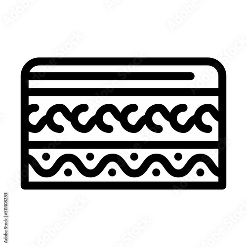 traditional african hat line icon vector. traditional african hat sign. isolated contour symbol black illustration