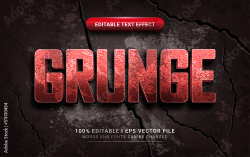 grunge text effect
