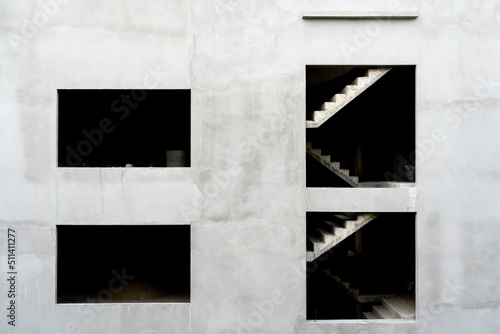 Wallpaper Mural concrete wall under construction. Empty buildings. Torontodigital.ca