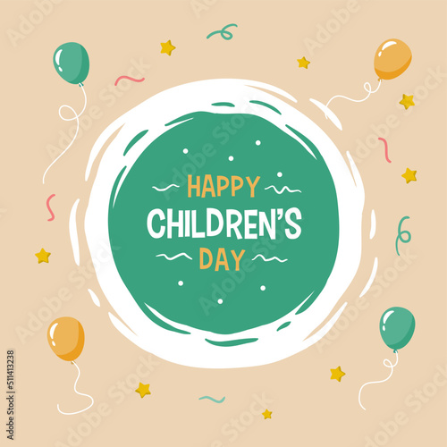 happy children day poster