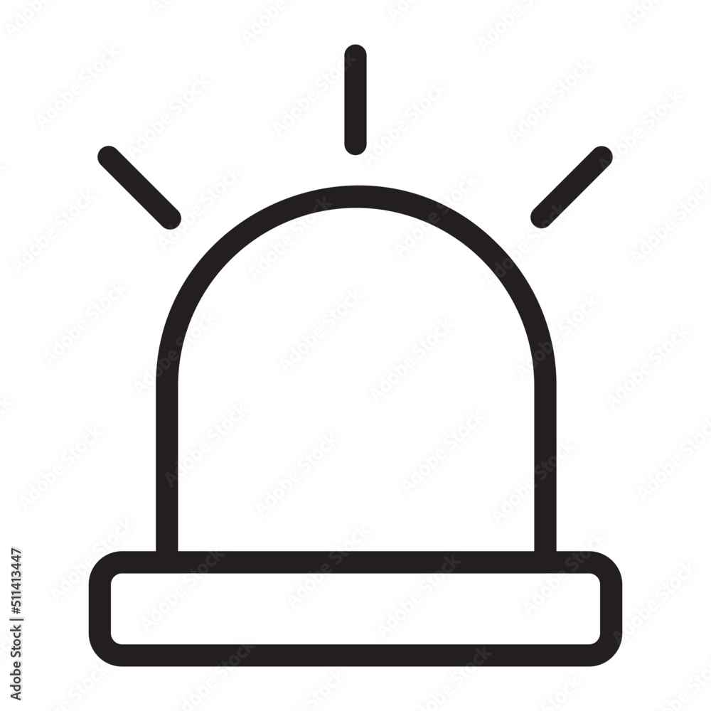 alarm line icon alarm line icon