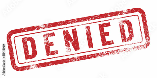 Denied stamp
