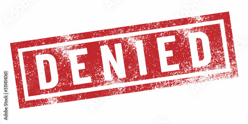 Denied stamp