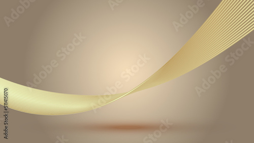 golden curved supple smooth textured lines texture background