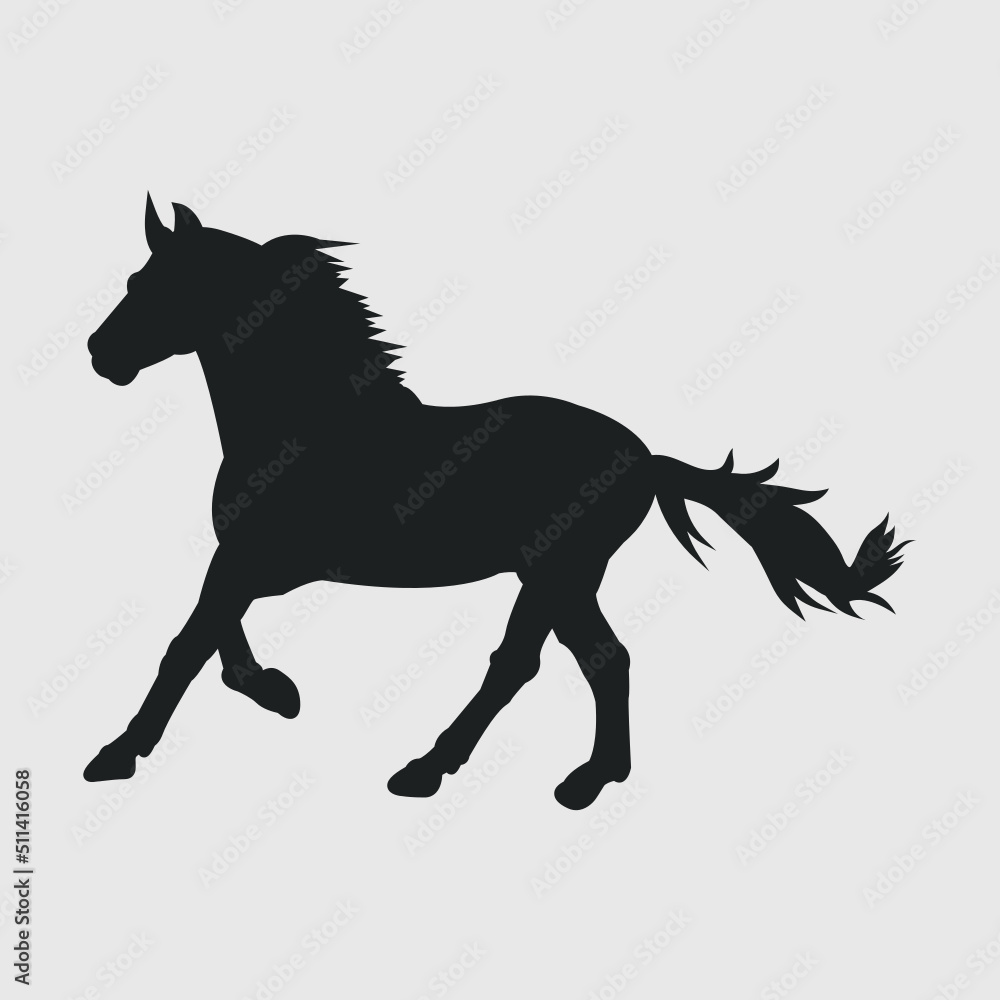 Horse Silhouette SVG Cut File, Animal Svg, Horse Lover Svg, Horse Running , Standing Horse, Prancing Horse, Stallion