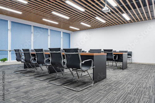 Modern simple office space, meeting room