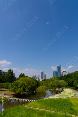 central park in Seoul  Korea