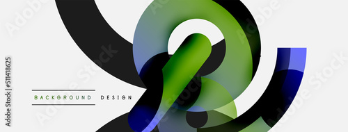 Circle abstract background. Vector illustration for wallpaper banner background card or landing page