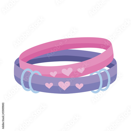 friendship wristbands with hearts