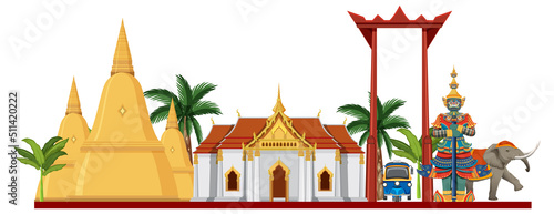 Bangkok Thailand attraction landmarks