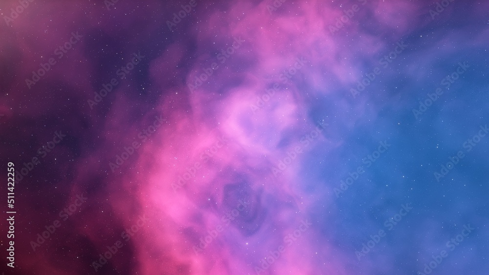 Space nebula, for use with projects on science, research, and education. Illustration
