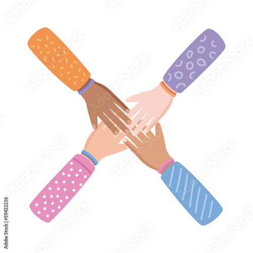 interracial fiends hands around