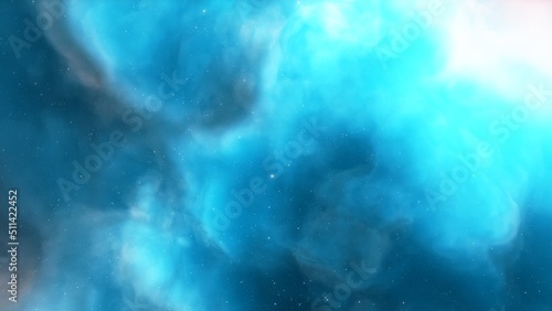 Deep space nebula with stars. Bright and vibrant Multicolor Starfield Infinite space outer space background with nebulas and stars. Star clusters, nebula outer space background 3d render 