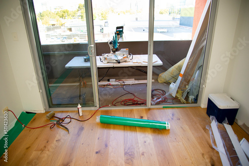 фотографія Installation of a Hardwood Floor