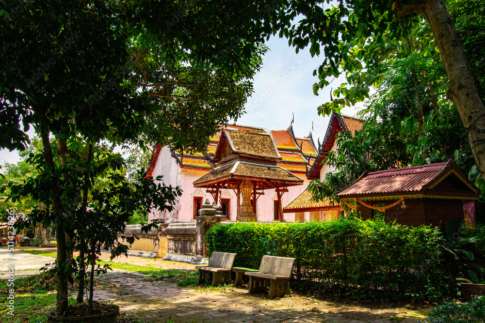 Thai temple, Wat Sing, Sam Khok District, Pathum Thani Province, Thailand Thai temple, Wat Sing, Sam Khok District, Pathum Thani Province, Thailand