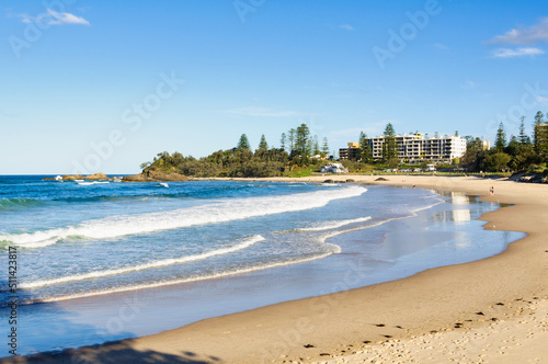 Town Beach in the late afternoon sun - Port Macquarie, NSW, Australia © lkonya