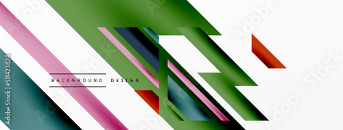 Dynamic lines background. Wallpaper for concept of AI technology, blockchain, communication, 5G, science, business and technology