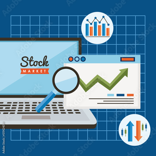 stock market lettering tech