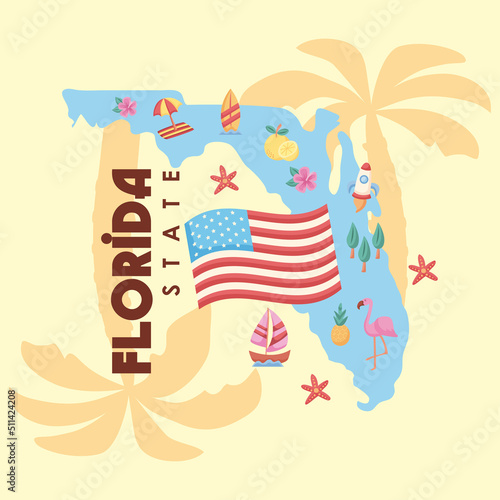 florida sunshine state poster