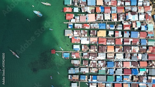 The Scenery of The Villages Within Gaya Island, Kota Kinabalu, Sabah Malaysia photo