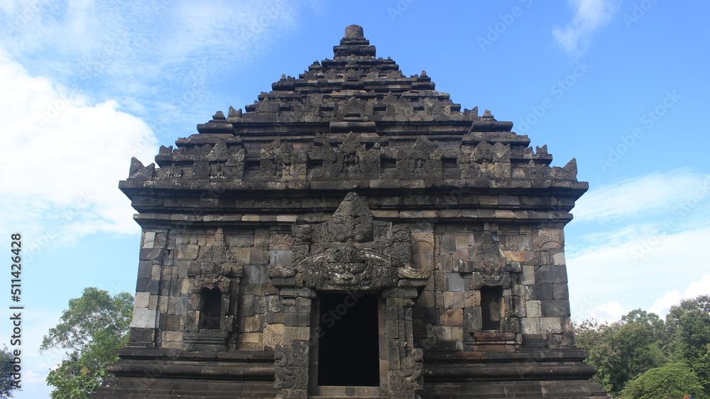 The exoticism of the architecture of the Ijo temple in Yogyakarta, the Ijo temple is the highest temple in Yogyakarta. built in 850 AD by the ancient Mataram kingdom The exoticism of the architecture of the Ijo temple in Yogyakarta, the Ijo temple is the highest temple in Yogyakarta. built in 850 AD by the ancient Mataram kingdom