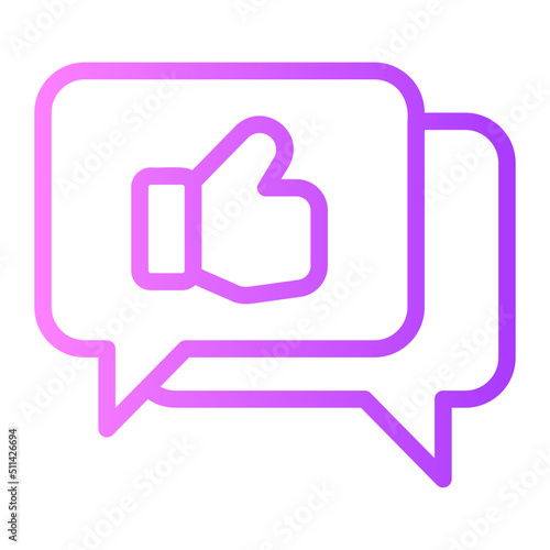 like gradient icon