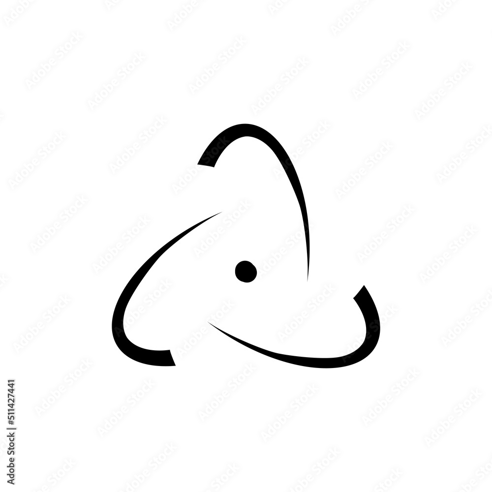 Molecular atom neutron laboratory Icon Vector Molecular atom neutron laboratory Icon Vector