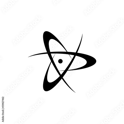 Molecular atom neutron laboratory Icon Vector