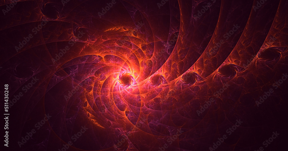Obraz premium 3D rendering abstract multicolor fractal light background