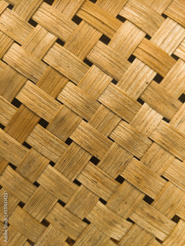 Quadro su tela asian woven bamboo, Woven bamboo pattern for background