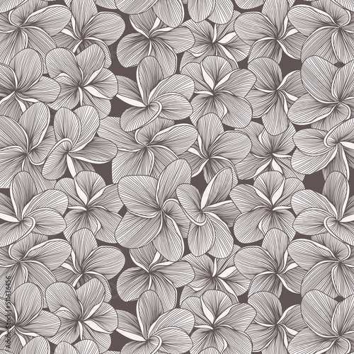 beautiful flowers pattern for background template 