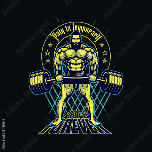 Pain Is Temporary Pride Is Forever T-Shirt design