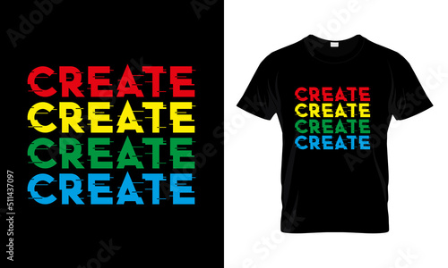 Create T-shirt Design and template.