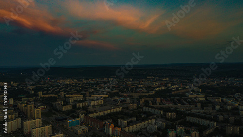 evening city from a bird's-eye view © Vitaliy