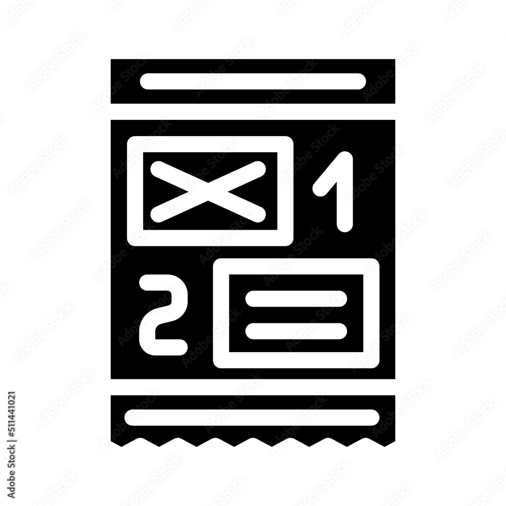 create newsletter glyph icon vector. create newsletter sign. isolated symbol illustration create newsletter glyph icon vector. create newsletter sign. isolated symbol illustration