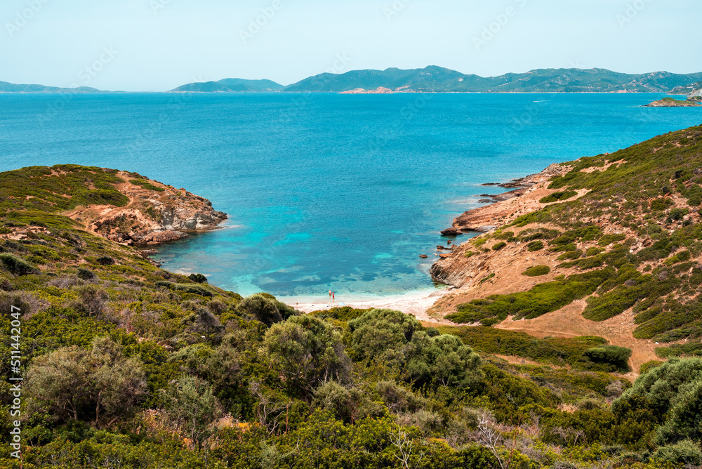 Sardegna, costa di Piscinnì, vicino a Teulada, Italia, Europa