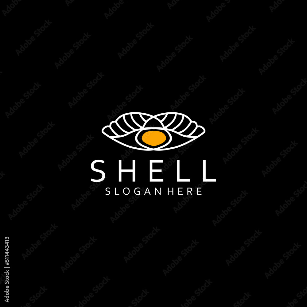 Shell logo icon design vector 