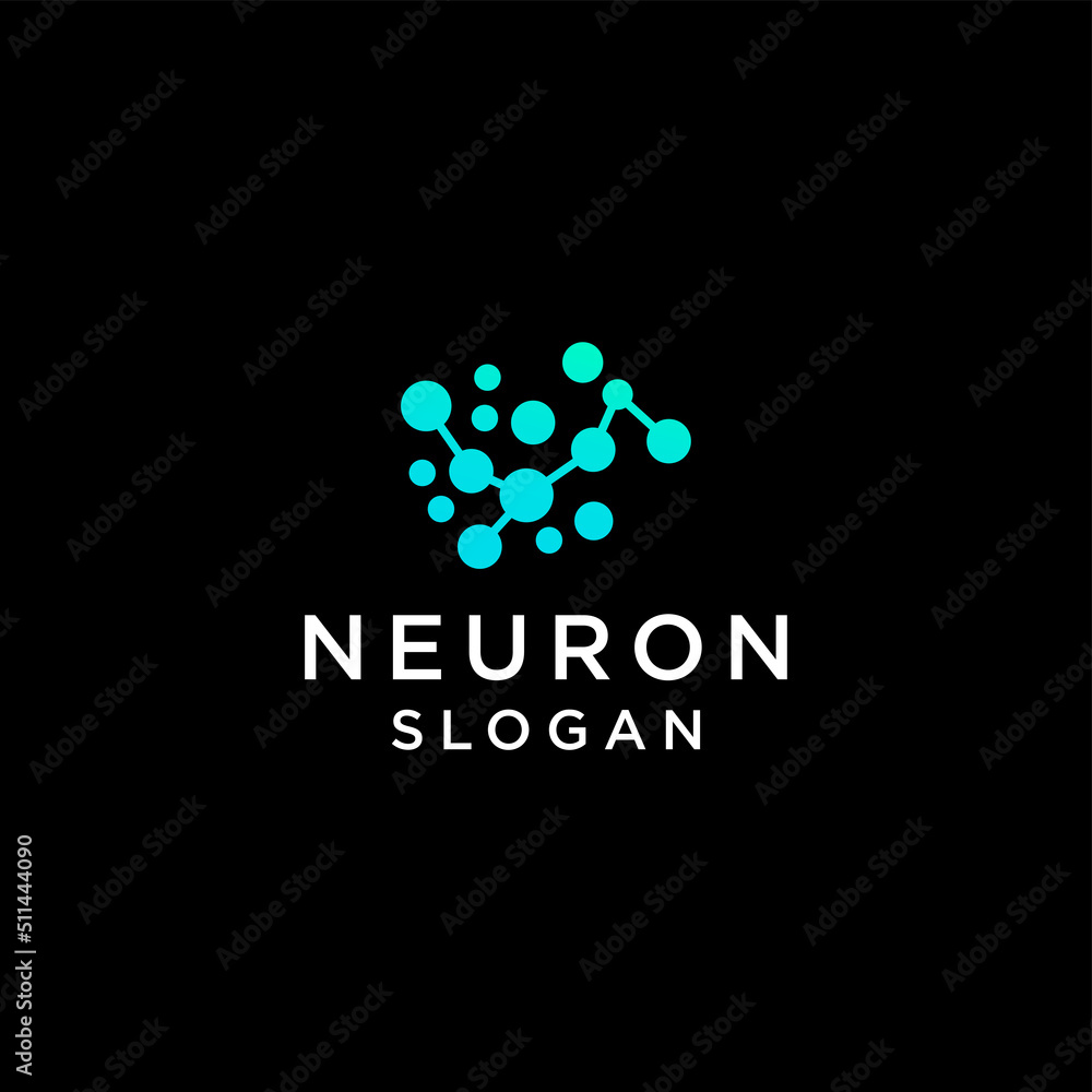 Neuron logo icon design vector Neuron logo icon design vector